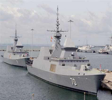 Rss Steadfast 70 And Rss Tenacious 71 Formidable Class Frigates From