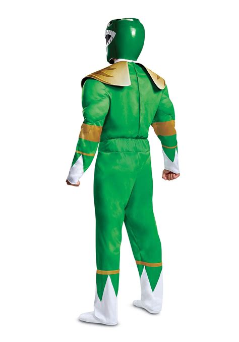 Mens Power Rangers Green Ranger Costume