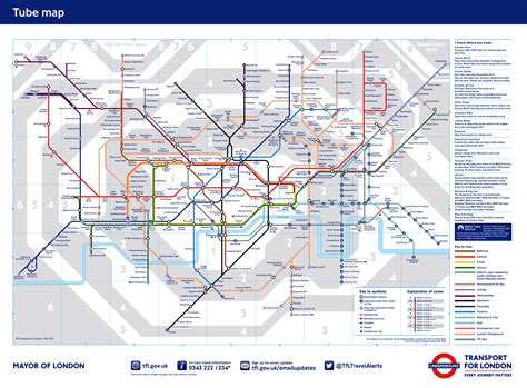 London Tube Map And Zones 2015 Chameleon Web Services Riset
