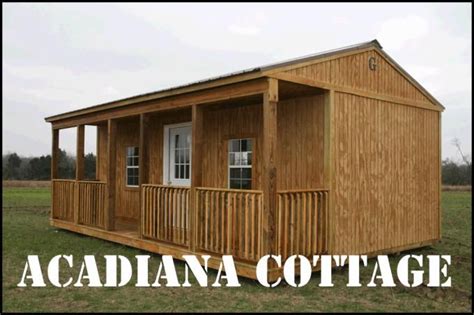 Graceland Side Porch Cabin Portable Storage Buildings Portable