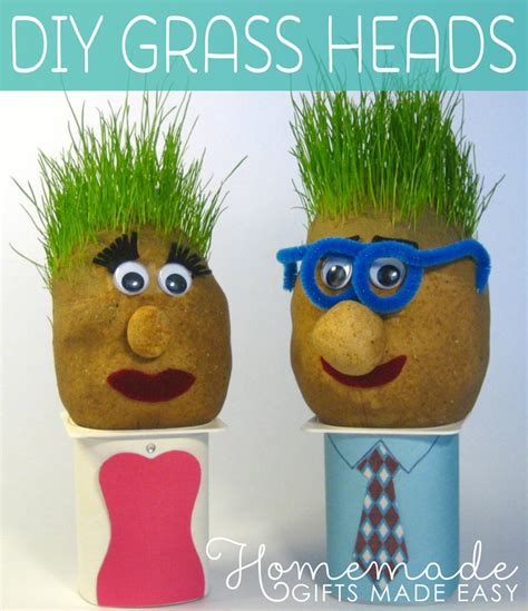 Cutest Grass Heads Step By Step Instructions To Make