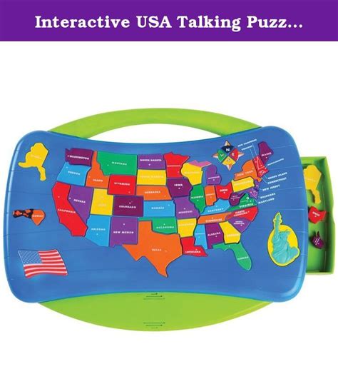 Interactive Usa Talking Puzzle Map With Capitals Learning States And