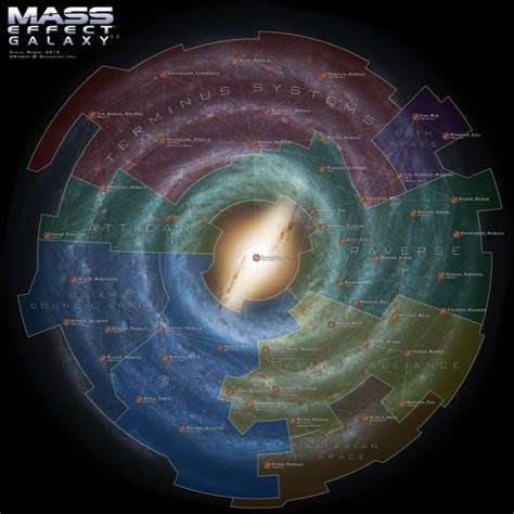 On Deviantart Mass Effect Galaxy Map