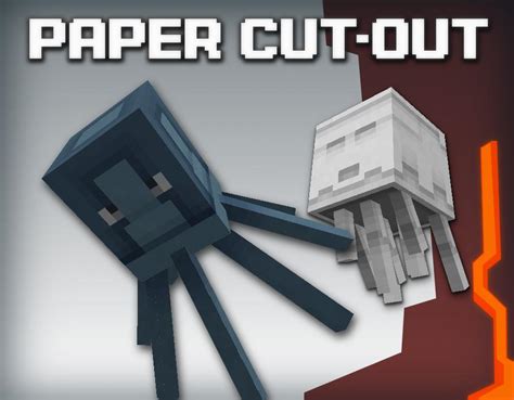 Paper Cut Out Minecraft 111 Minecraft Texture Pack