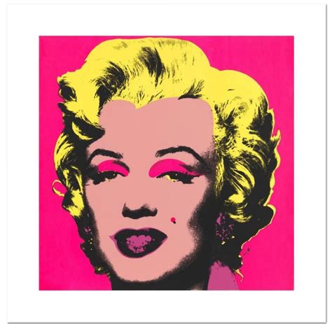 Andy Warhol Marilyn Pink Various Sizes Fine Art Etsy Marilyn