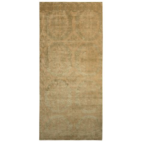 Rug And Kilims European Style Rug In Beige Brown Medallion Pattern For