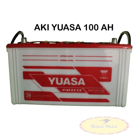 Jual Aki Yuasa N Ah Ah Aki Mobil Aki Basah Indonesia Shopee