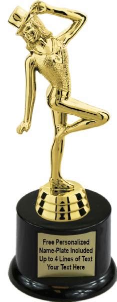 7 12 Dancer Trophy Kit With Pedestal Base Dance Trophies And Awards