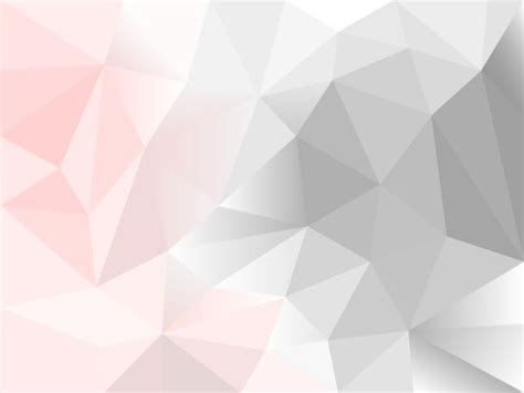 Pink And Grey Geometric Low Poly Background Canvas Print By Artsimo