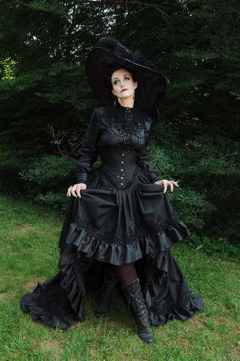 Stock Gothic Lady Portrait Stand Pose Hat Full By S T A R Gazer On