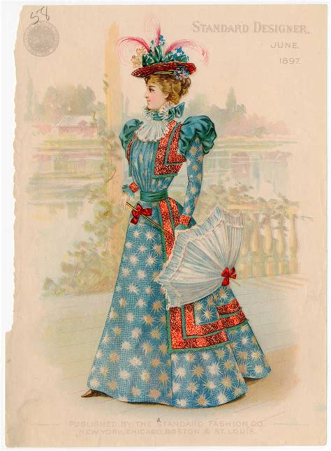Women 1897 1899 Plate 019 Costume Institute Fashion Plates Digital