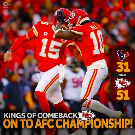 Kmbc 9 On Instagram Kings Of Comeback Chiefs Win ️💛🏈 On To The