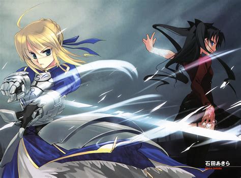 Saber And Rin Fate Stay Night Photo 25178465 Fanpop
