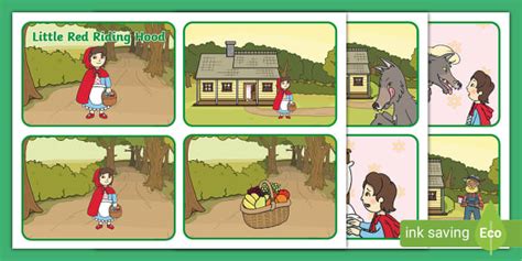 Little Red Riding Hood Story Sequencing Teacher Made