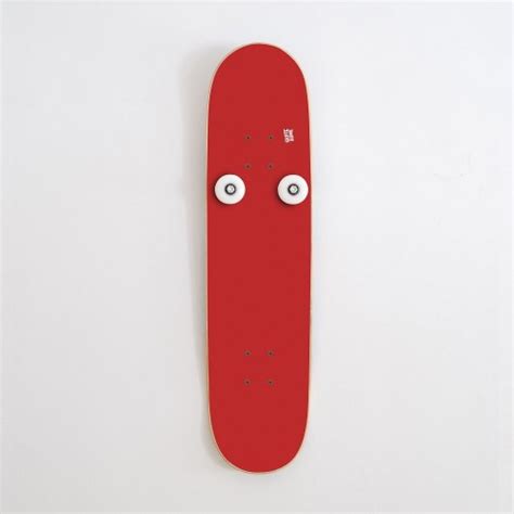 The T That Every Skater Want In His House Skateboard Coat Rack Red