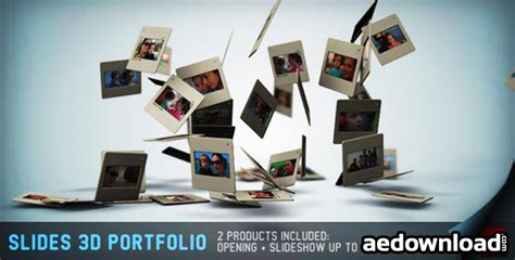 Slides 3d Portfolio And Opening Videohive Free After Effects