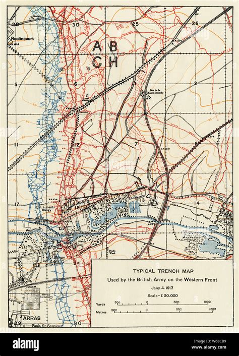 Ww1 Trenches Map