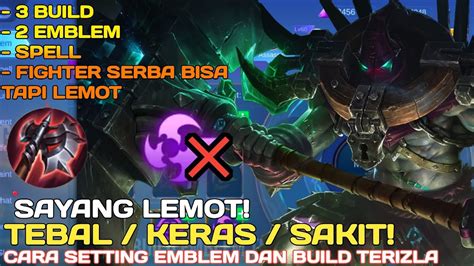 NEW PATCH 1 7 58 CARA SETTING EMBLEM DAN BUILD TERIZLA TERSAKIT DAN