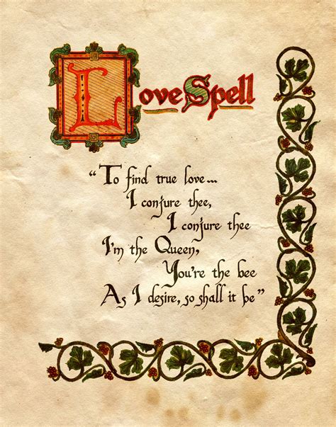 Love Spell Charmed Book Of Shadows Book Of Shadows Charmed