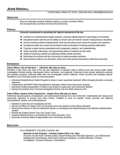 Police Officer Resume Examples Law Enforcement Get A Job Serving And