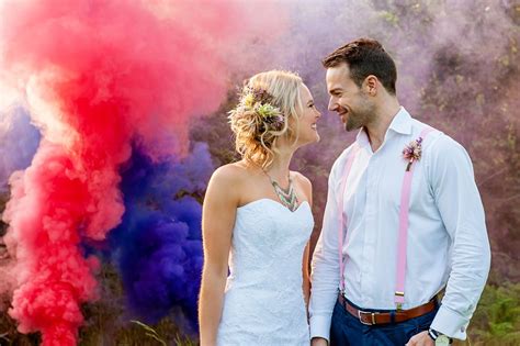 Maybe you would like to learn more about one of these? Smoke bomb wedding photos |smoke grenade wedding photos