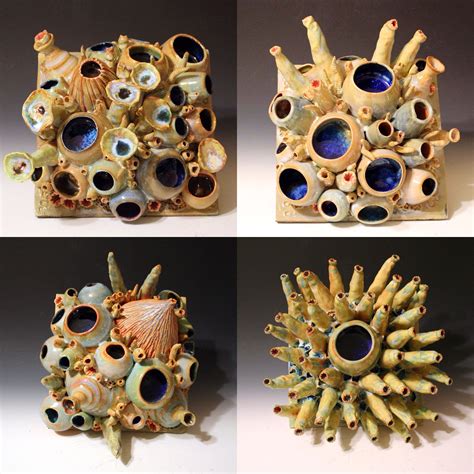 Ceramic Coral Reef Sculptures By Artist Diane Martin Lublinski