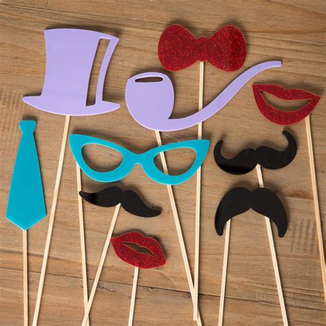 Photo Booth Party Props By Funky Laser Notonthehighstreet Com