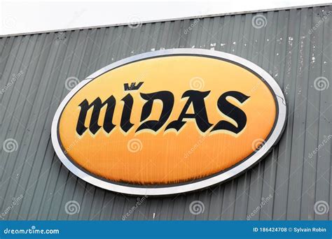 Midas Logo On A Wall Editorial Image 107876424