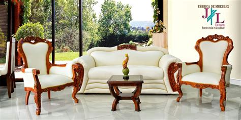 Juego de recibo, sofás modernos, juego de sala, muebles. Sala Isabelina Imperial - Muebles JL Exclusivo