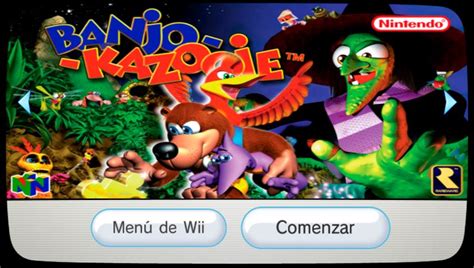 Banjo Kazooie Español Wad Vc N64 Not64 Se Srl Wii