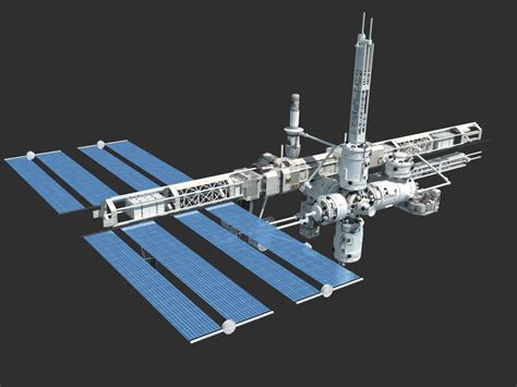Space Station 3d Model Space Station Space Station 3d Kerbal