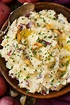 Roasted Garlic Mashed Potatoes (Red Potatoes!) - Cooking Classy