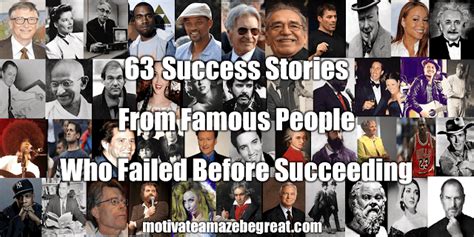 Many Different People Are Shown With The Words Success Stories From
