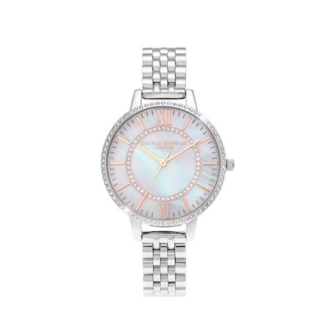 Wonderland Mother Of Pearl Demi Dial Silver Watch Silver Watch