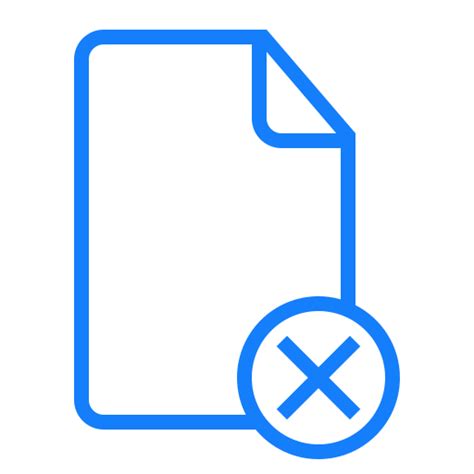 Cancel Document Icon