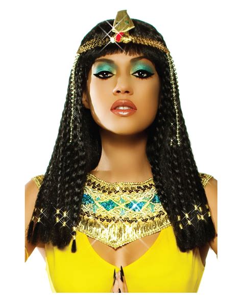 deluxe cleopatra zopf perücke Ägypterin perücke horror cleopatra wig egyptian
