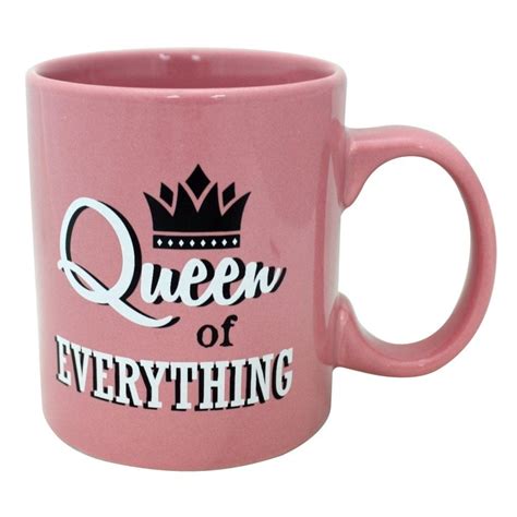 Queen Of Everything Pink Mug