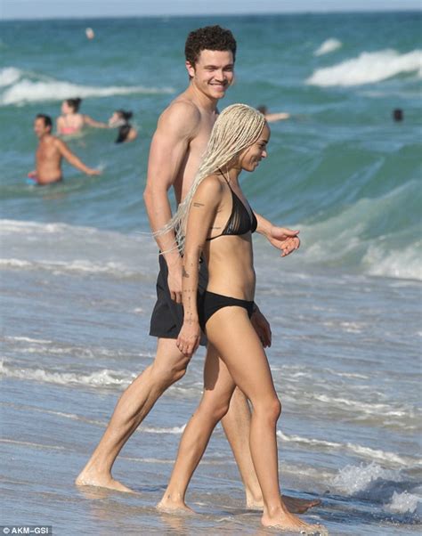 Zoe Kravitz Gets Wet And Wild With Boyfriend Karl Glusman In Miami