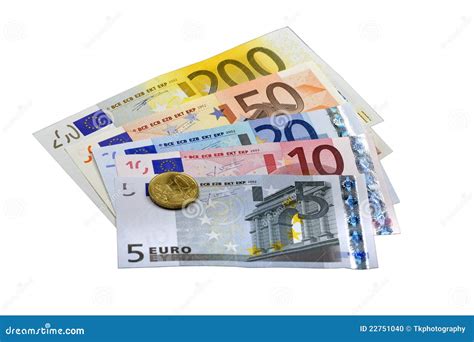Euro Bank Notes And Coins Stock Photo Image 22751040