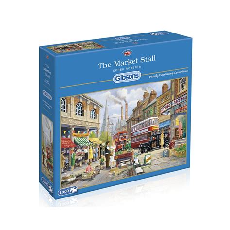 Gibsons The Market Stall 1000 Piece Jigsaw Puzzle G6113 Hobbies