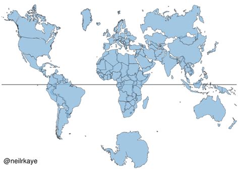 True Scale Map Of The World Shows How Big Countries Really Are