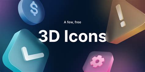 Free 3d Icons Figma Community