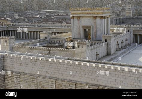 Model Of The City Of Jerusalem And The So Called Second Temple