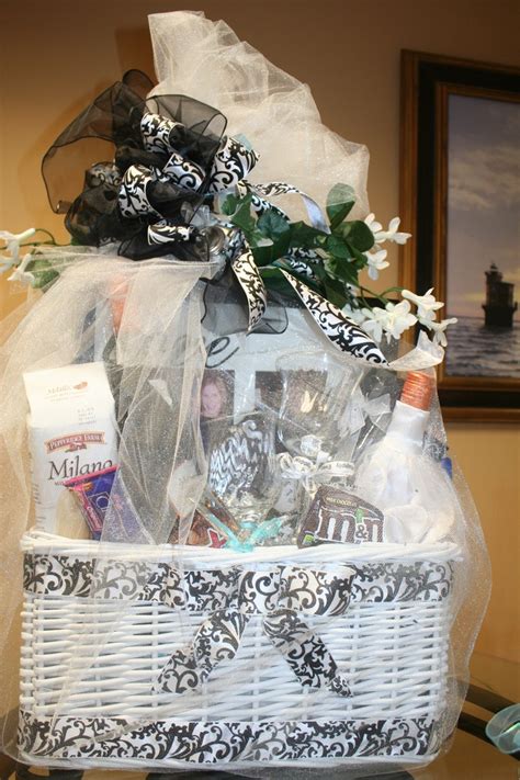 Maybe you would like to learn more about one of these? Bridal gift basket i like the outside | Bridal gift baskets