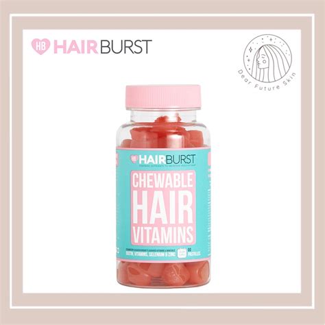พร้อมส่ง Hairburst Chewable Hair Vitamin 60 Capsules วิตามิน
