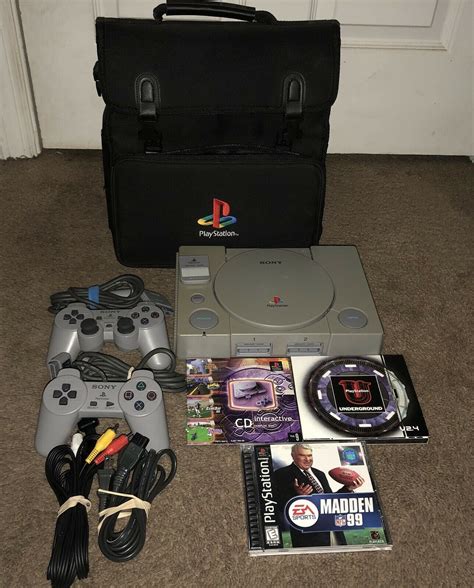 Sony Playstation 1 Gray Video Sport Console Ntsc Scph 7501
