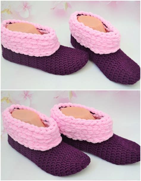 Crochet Super Comfortable Slippers For Adults We Love Crochet