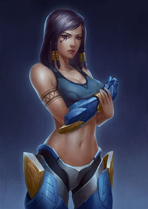 an image of a woman in blue and gold outfit with her hands on her hips