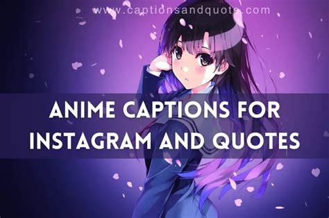 280 Best Anime Captions For Instagram And Quotes In 2024