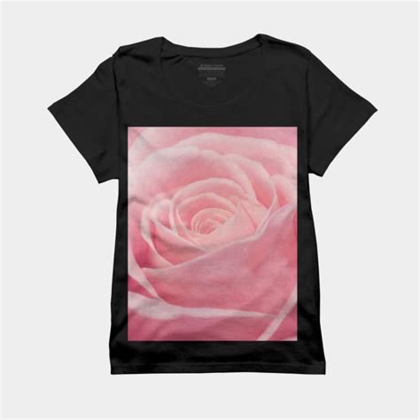 Blush Pink Rose T Shirt By Newburyboutique Design By Humans Blush